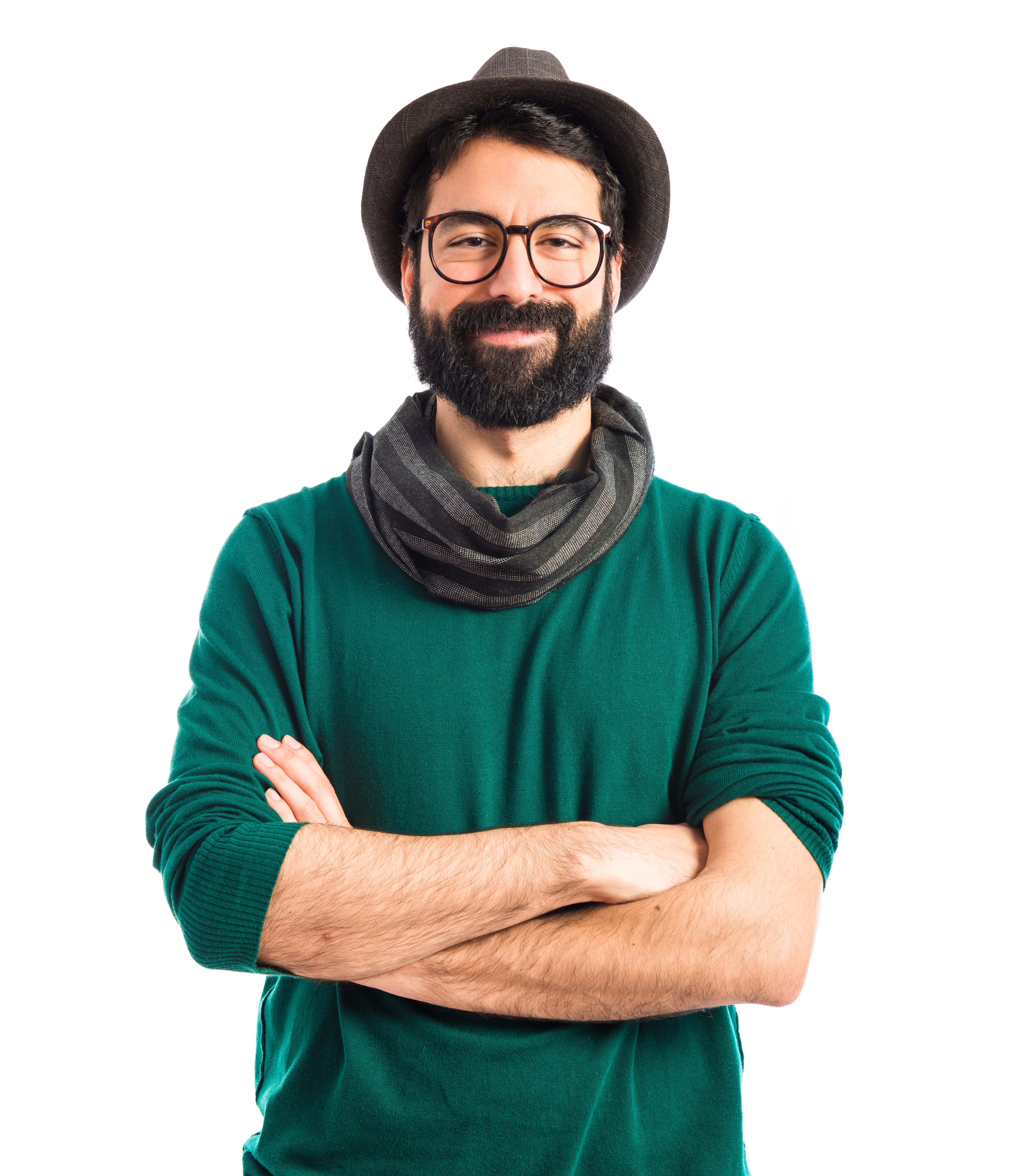 Ruhiges Porträt eines Kochs in Achtsamkeit